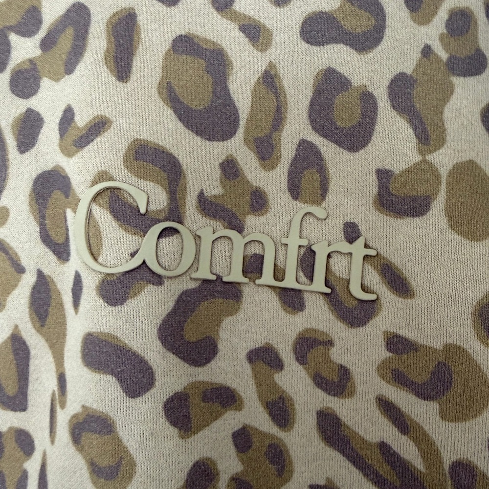 Stylish Women's Leopard Print Hoodie - Brown - Picture 6 of 8